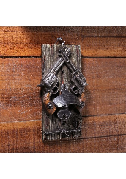 Kahverengi Tarzı 8 Inç Yüksek Vintage Bira Açacağı Batı Bar Duvar Dekoru Şişe Açacağı Dekorasyon Duvar Askı Konserve Açacağı Yaratıcı Hediye (Yurt Dışından) fırsatları
