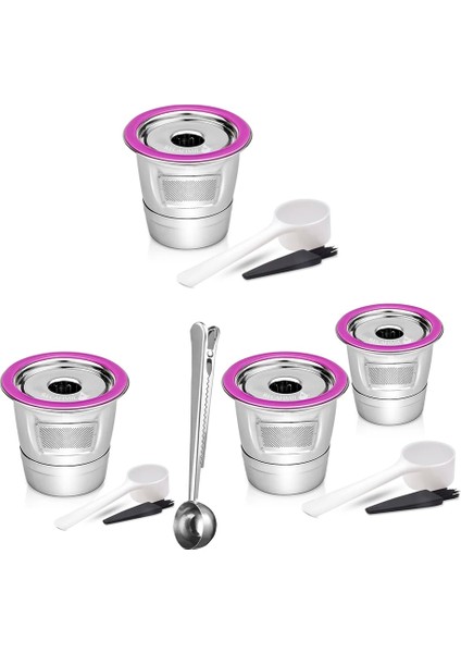 Bir Stil Paslanmaz Çelik Kahve Kapsül Fincan Keurig Mini Artı Kahve Filtre Aksesuarları Için Yeniden Kullanılabilir K Fincan (Yurt Dışından) fiyatları