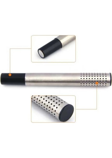 Siyah Stil 1 Adet Çay Filtresi Siyah Çay Demlik Paslanmaz Çelik Boru Tasarım Dokunmatik Hissediyorum Tutucu Çay Kaşığı Mutfak Aksesuarları Araçları (Yurt Dışından) fırsatları