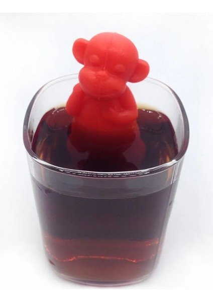 Mavi Stil Lınsbaywu Silikon Maymun Şekli Kupa Bardak Gevşek Yapraklı Herb Spiece Filtre Çay Demlik (Yurt Dışından) fiyatları