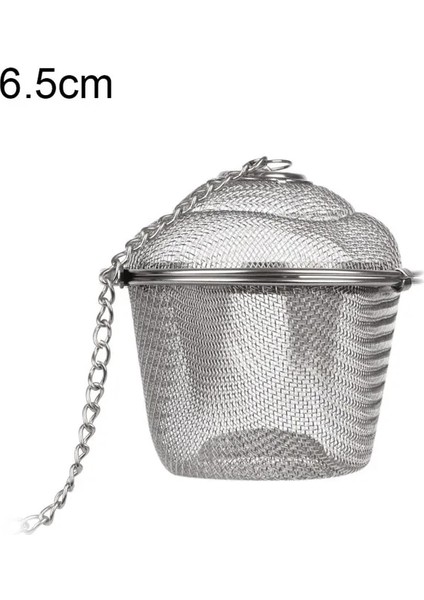 6.5cm Tarzı 5 Boyutlu Paslanmaz Çelik Süzgeçler Çay Demlik Kilitleme Baharat Çay Süzgeç Örgü Demlik Çay Filtresi Süzgeçler Mutfak Aksesuarları (Yurt Dışından)