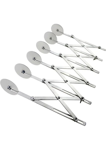 Altı Tur Stili Çelik Tekerlekler Kesici Pizza Ayırıcı Hamur Bölücü Yan Makarna Bıçağı Makara Bıçağı Pasta Soyucu Bakeware Pişirme Kesme Aletleri (Yurt Dışından)