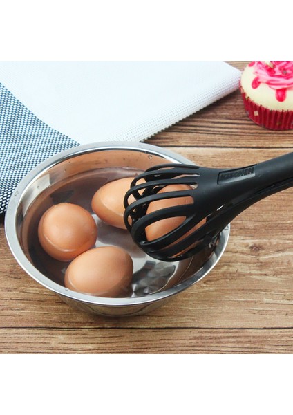 Bc Tarzı 1 Adet Çok Fonksiyonlu Yumurta Çırpıcı Naylon Gıda Maşası Manuel Yumurta Çırpma Makarna Spagetti Kaşık Mutfak Gadget Mikser Yaratıcı Salata Aracı (Yurt Dışından)