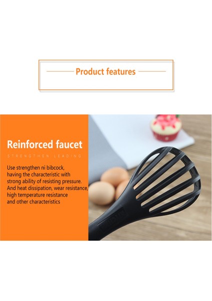 Bc Tarzı 1 Adet Çok Fonksiyonlu Yumurta Çırpıcı Naylon Gıda Maşası Manuel Yumurta Çırpma Makarna Spagetti Kaşık Mutfak Gadget Mikser Yaratıcı Salata Aracı (Yurt Dışından)