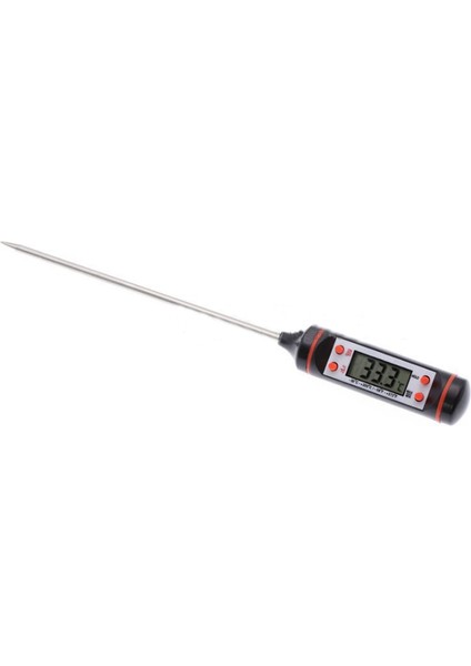 Gri Stil Mutfak Gıdaları Prob Termometresi Et Süt Gıda Sıcaklık Ölçme Aleti Barbekü Aksesuarları Pişirme Aleti Ev Termometreleri (Yurt Dışından) fırsatları