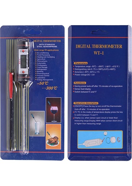 TP300 Stili Mutfak Dijital Gıda Termometresi Et Barbekü Su Süt Yağı Kolaylık Elektronik Fırın Pişirme Sıcaklık Probu Araçları (Yurt Dışından) indirimleri