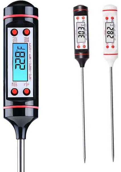 Siyah Stil Mutfak Dijital Gıda Termometresi Ev Pişirme Termometresi Taşınabilir Pişirme Barbekü Probu Su Süt Yağı Gıda Termometresi (Yurt Dışından) fiyatları