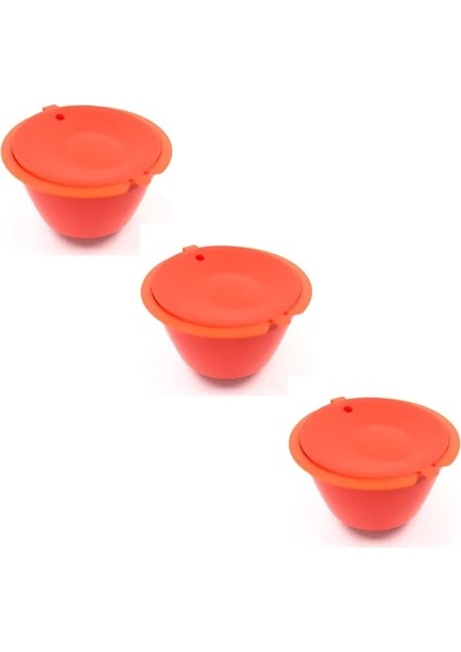 Turuncu Tarzı 150 Kez Kullanın Dolce Gusto Kahve Kapsülü Plastik Kapsül Doldurulabilir Yeniden Kullanılabilir Nescafe Dolce Gusto Dolumu ile Uyumlu (Yurt Dışından)