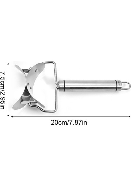 7.5cm Tarzı Paslanmaz Çelik Haddeleme Baozi Börek Sarıcı Makinesi El Tipi Çerezler Daire Hamur Yapma Araçları Mutfak Gereçleri Mutfak Pişirme (Yurt Dışından)