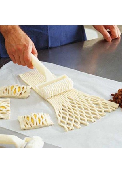 Pizza Kesici Gri Stil Mutfak Aksesuarları Pizza Rulo Kesici Pasta Kesici Pasta Pişirme Araçları Bıçak Bakeware Kabartma Hamur Rulo Kafes Kesici (Yurt Dışından)