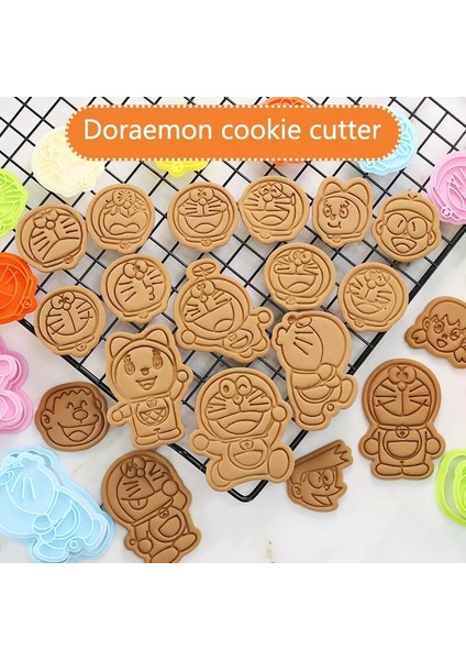 No.14 Tarzı Doraemon Karikatür Bisküvi Kalıbı 3D Basılabilir Çerez Damgası Plastik Özel Çerez Kesici Noel Dekorasyon Araçları (Yurt Dışından) fiyatları