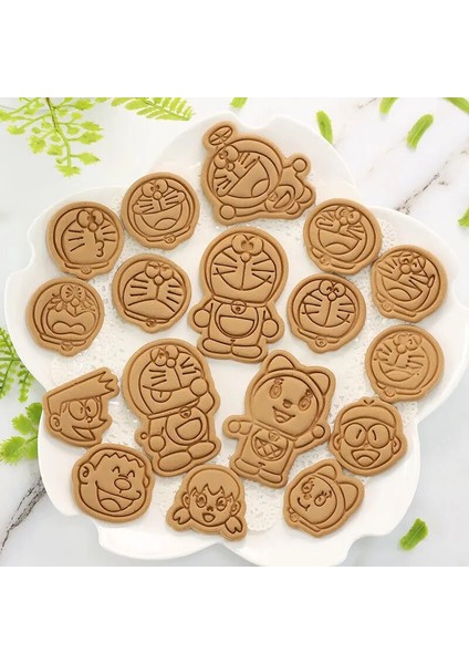 No.14 Tarzı Doraemon Karikatür Bisküvi Kalıbı 3D Basılabilir Çerez Damgası Plastik Özel Çerez Kesici Noel Dekorasyon Araçları (Yurt Dışından) indirimleri