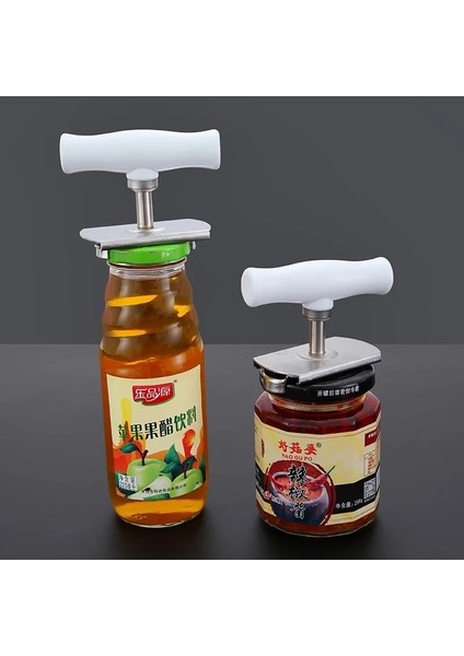 Yeşil Stil Paslanmaz Çelik Tutucu Konserve Açacağı Kolay Kavrama Şişe Açacağı Çok Fonksiyonlu Ayarlanabilir Manuel Kavanoz Kapağı Açacağı Aracı Mutfak Aletleri (Yurt Dışından) fırsatları