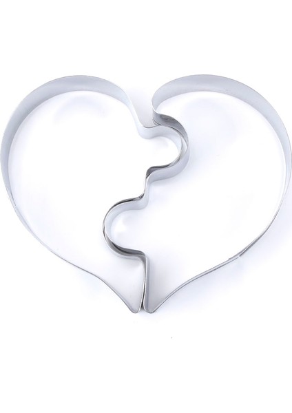 Kalp Kurabiye Kalıpları Sol Sağ Kalp Şeklinde Kurabiye Kesici Komik Aşk Düğün Bulmacalar Romantik Kurabiye Kalıbı Bisküvi Damgası (Yurt Dışından) fiyatları