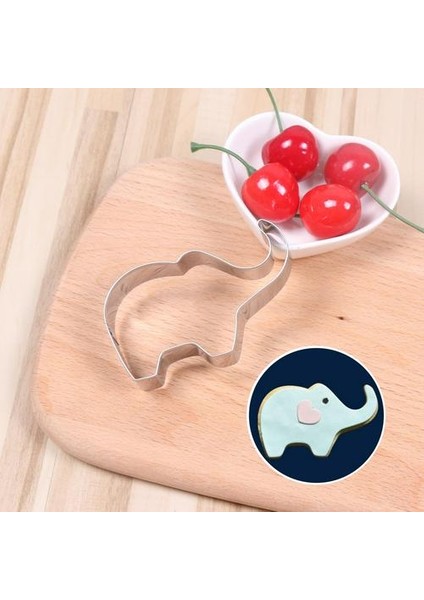 Beyaz Stil Paslanmaz Çelik Kalıp Noel Paskalya Yumurtası Kalıp Mutfak Eşyaları 3D Kek Kesme Makinesi Dıy Pişirme Dekorasyon Pasta Modelleme Aracı (Yurt Dışından)