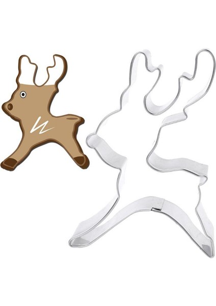 Beyaz Stil Paslanmaz Çelik Kalıp Noel Paskalya Yumurtası Kalıp Mutfak Eşyaları 3D Kek Kesme Makinesi Dıy Pişirme Dekorasyon Pasta Modelleme Aracı (Yurt Dışından) indirimleri