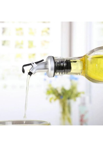 Gümüş Tarzı Ev Zeytinyağı Püskürtücü Likör Dispenseri Kauçuk Şarap Dökücüler Flip Top Içecek Kırmızı Şarap Stoper Mutfak Aletleri Bar Aksesuarları (Yurt Dışından) indirimleri