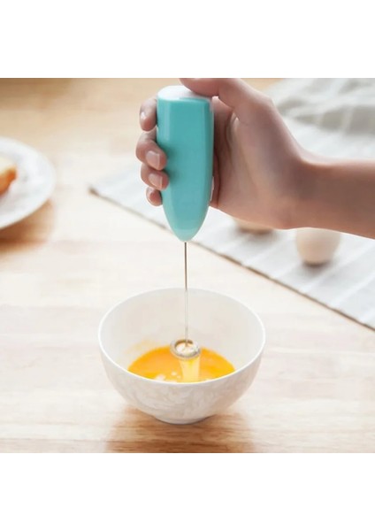 Mavi Stil Elektrikli Süt Çırpma Çırpma Çırpma Mutfak Köpüren Içecek Mikser Blender Kahve Cappuccino Krem Köpük Karıştırma Mini Taşınabilir Blend Çırpma (Yurt Dışından) indirimleri