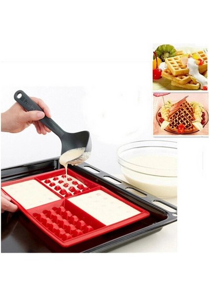 No.4 Tarzı Çocuklar Için Waffle Makineleri Silikon Kek Kalıbı Waffle Kalıbı Silikon Bakeware Seti Yapışmaz Silikon Pişirme Kalıbı Seti (Yurt Dışından) fırsatları