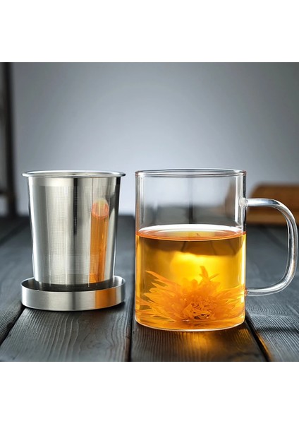 1 Adet Tarzı 450ML Demlik Cam Çay Bardağı Çay Filtresi Çay Süzgeci Isıya Dayanıklı Çiçek Çay Bardağı Çay Severler Için Mükemmel Hediye Mutfak Aksesuarları (Yurt Dışından) modelleri