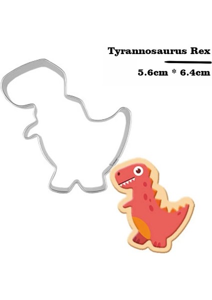 Gök Mavisi Tarzı Paslanmaz Çelik 3D Hayvan Çerez Kesici, Köpek Geyik Bisküvi Kabartma Kalıp Kek Kalıbı Mutfak Aksesuarı Pişirme Pasta Araçları (Yurt Dışından)