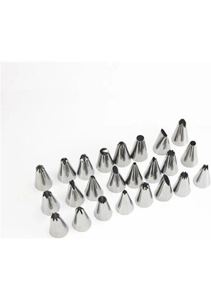 Açık Sarı Stil Ream Nozullar Silikon Pasta Torbası Stainleg Nozullar Dondurma Kreması Cupcake Dekorasyon Araçları Kek Nozulları Şekerleme (Yurt Dışından) indirimleri