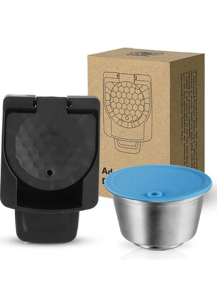 Bordo Tarzı Icafilas Doldurulabilir Dolce Gusto Adaptörü Kahve Kapsülü Nescafe Yeniden Kullanılabilir Kapsül Nespresso Filtresine Aktarımı (Yurt Dışından)
