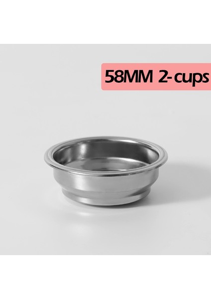 58 mm 2 Bardak Stili Basınçlıbasınçsız Kahve Filtre Sepeti Tekli Çift Fincan Portafilter Espresso Kahve Aracı Için Fit (Yurt Dışından)
