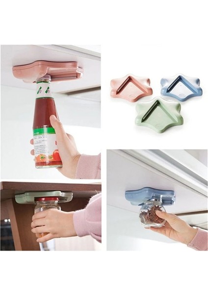 Mavi Stil Kavanoz Açacağı Konserve Açacağı Mutfak Dolabın Altında Kullanışlı Şişe Kapağı Açacağı Alet Mutfak Aleti Mutfak Aksesuarları (Yurt Dışından) indirimleri