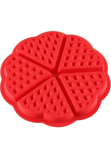 Kalp Tarzı Silikon Waffle Kalıp Makinesi Yapışmaz Waffle Kalıp Mutfak Bakeware Kek Kalıp Makineleri Fırın Için Yüksek Sıcaklık Pişirme Seti (Yurt Dışından)