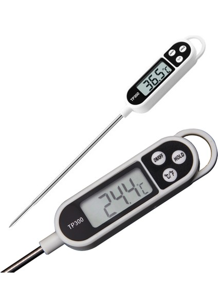 TP300 Stili Gıda Termometresi TP300 Dijital Mutfak Termometresi Et Pişirme Gıda Probu Barbekü Elektronik Fırın Mutfak Aletleri (Yurt Dışından) fiyatları