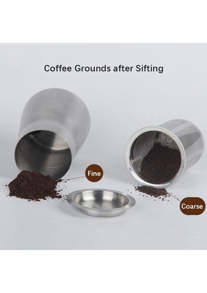Siyah Stil Kahve Eleği Kahve Tozu Elek Paslanmaz Çelik Ince Örgü Eleme Öğütülmüş Kahve Süzgeci Öğütme Filtre Fincan Kahve Araçları (Yurt Dışından) fiyatları