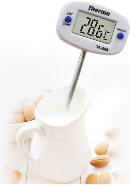 TA288 Stili Mutfak Dijital Gıda Termometresi Et Barbekü Su Süt Yağı Kolaylık Elektronik Fırın Pişirme Sıcaklık Probu Araçları (Yurt Dışından) fırsatları