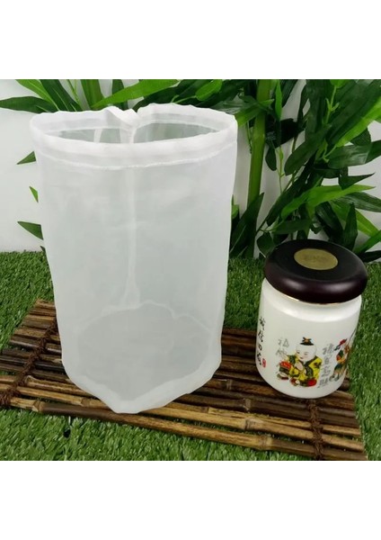 H Tarzı 8 Boyutları Yerli Bira Bira Şarap Filtre Torbası Çay Kuruyemiş Suyu Süt Naylon Net Filtre Torbası Net Filtre Yeniden Kullanılabilir (Yurt Dışından) fırsatları