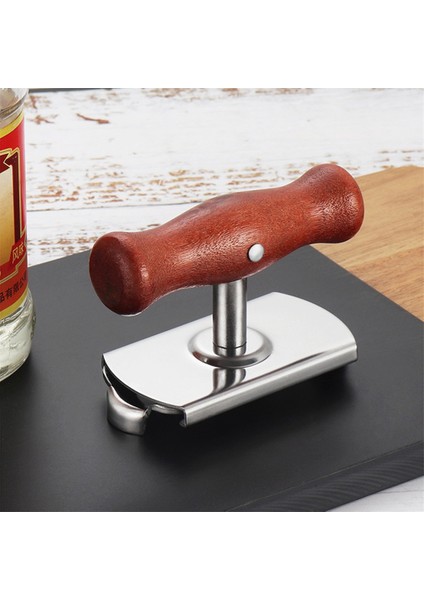 Beyaz Açıcı Stili Ayarlanabilir Ahşap Tahıl Paslanmaz Çelik Konserve Açacakları Kavanoz Açacağı Şişe Açacağı El Kılavuzu Kolay Mutfak Aleti Mutfak Faydalı Aracı (Yurt Dışından) fırsatları