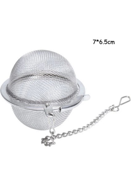 75X70MM Stili 304 Paslanmaz Çelik Çay Topu Süzgeç Küre Kilitleme Baharat Örgü Demlik Mutfak Aletleri (Yurt Dışından)