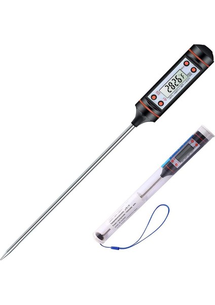 C Stili TP300 Gıda Termometresi Mutfak Termometresi Barbekü Elektronik Fırın Termometre Et Suyu Süt Pişirme Gıda Probu Mutfak Aletleri (Yurt Dışından)