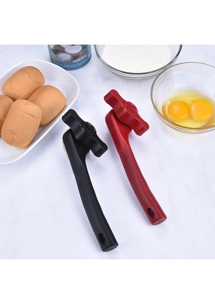 Kırmızı Stil Kolay Konserve Açacağı Güvenlik Paslanmaz Çelik Manuel Dönüş Düğmesi ile Profesyonel Zahmetsiz Açıcılar Ev Mutfak Yararlı Araçlar (Yurt Dışından) fırsatları