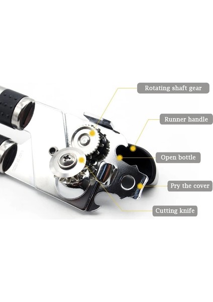 Kırmızı Stil En Iyi Konserve Açacağı Mutfak Aletleri Profesyonel El Manuel Paslanmaz Çelik Konserve Açacağı Yandan Kesilmiş Manuel Kavanoz Açacağı Faydalı Aletler (Yurt Dışından) fırsatları