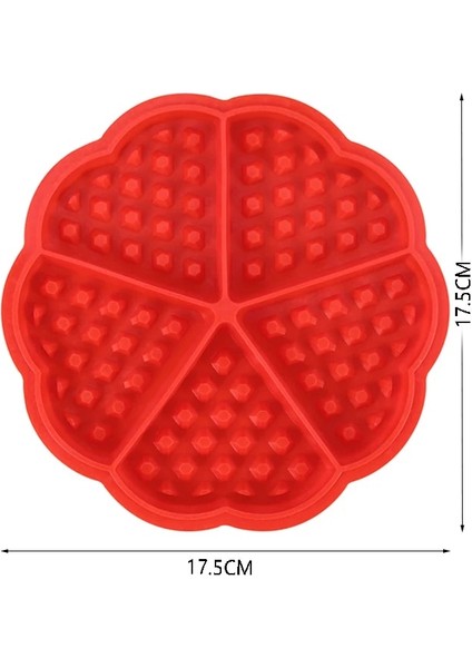 Açık Yeşil Tarzı Silikon Waffle Kalıbı Çikolatalı Waffle Kalıbı Yapışmaz Silikon Waffle Makineleri Bakeware Seti Mutfak Kek Pişirme Aksesuarları (Yurt Dışından)