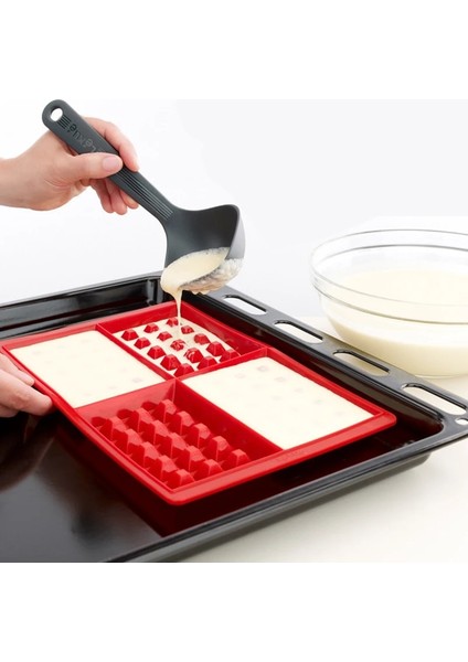 Açık Yeşil Tarzı Silikon Waffle Kalıbı Çikolatalı Waffle Kalıbı Yapışmaz Silikon Waffle Makineleri Bakeware Seti Mutfak Kek Pişirme Aksesuarları (Yurt Dışından) fırsatları