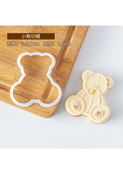 PC001 Stili Akrilik Bebek Doğum Günü Çerez Basın Damgası Bebek Duş Kabartmalı Kalıp Fondan Pasta Şekeri El Sanatları Fondan Çerez Kesici Pişirme Kalıbı (Yurt Dışından)