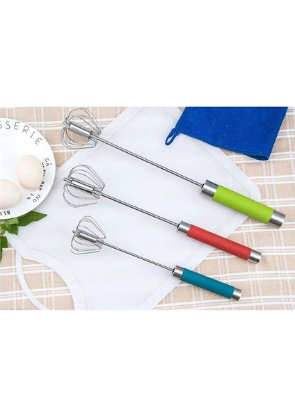 12 Inç Kırmızı Stil Yarı Otomatik Yumurta Mikser Paslanmaz Çelik Mini Blender Yumurta Çalkalayıcı Çırpma Çırpma Manuel El Mutfak Stiring Araçları Alet Aksesuarları (Yurt Dışından) fırsatları