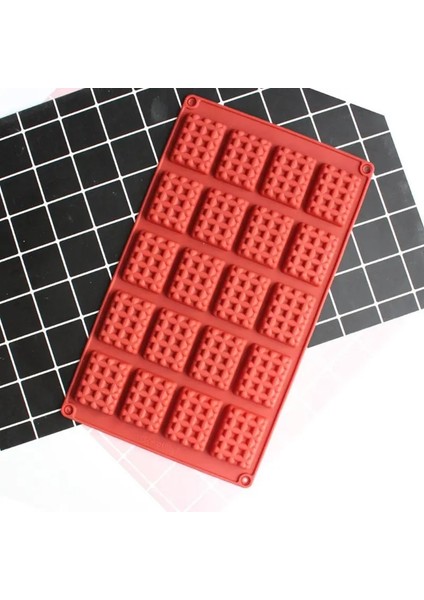 B Tarzı 2ADET Kavite Silikon Waffle Kalıp Makinesi Kek Kurabiye Çikolata Tava Pişirme Kalıp Yapışmaz Bakeware Aracı (Yurt Dışından) indirimleri