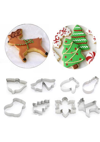 1pc Kardan Adam Tarzı 1 Adet Paslanmaz Çelik Noel Çerez Kesici Bisküvi Kalıbı Kek Kalıbı Noel Tema Pişirme Aracı Kar Tanesi Noel Baba Zencefilli Kurabiye Adam (Yurt Dışından)