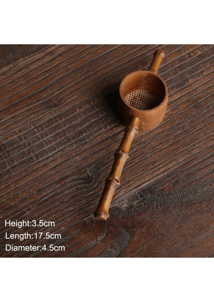 A8 Stili Japonya Teaism Çay Süzgeçleri Bambu Rattan Kabak Şekilli Çay Yaprakları Huni Çay Süzgeçleri Bambu Rattan Çay Gereçleri (Yurt Dışından)