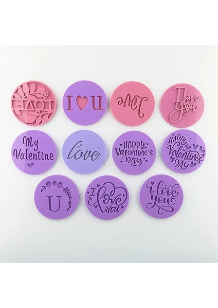 No.2 Tarzı Sevgililer Günü Kurabiye Kabartmalı Damga Düğün Parti Aşk Kurabiye Kalıbı Fondan Şeker Dıy Kek Dekorasyon Araçları Pişirme Malzemeleri 8cm (Yurt Dışından) fiyatları