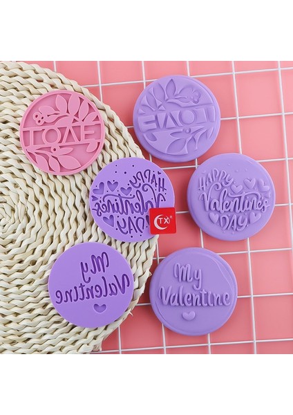 No.2 Tarzı Sevgililer Günü Kurabiye Kabartmalı Damga Düğün Parti Aşk Kurabiye Kalıbı Fondan Şeker Dıy Kek Dekorasyon Araçları Pişirme Malzemeleri 8cm (Yurt Dışından) fırsatları