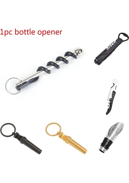 Sarı Stil Çinko Alaşım 3 1 Şişe Açacağı Anahtarlık Açık Taşınabilir Mini Şarap Bira Konservesi Açacağı Ahşap Tirbuşon Mutfak Çok Fonksiyonlu Araçları (Yurt Dışından) fırsatları