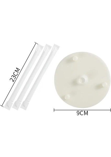 4 Inç Tarzı Çok Katmanlı Kek Destek Çerçevesi Pratik Kek Standları Yuvarlak Tatlı Desteği Spacer Kazık Braketi Mutfak Dıy Kek Aracı (Yurt Dışından)